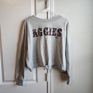 Gray Wrangler Aggies Sweatshirt
